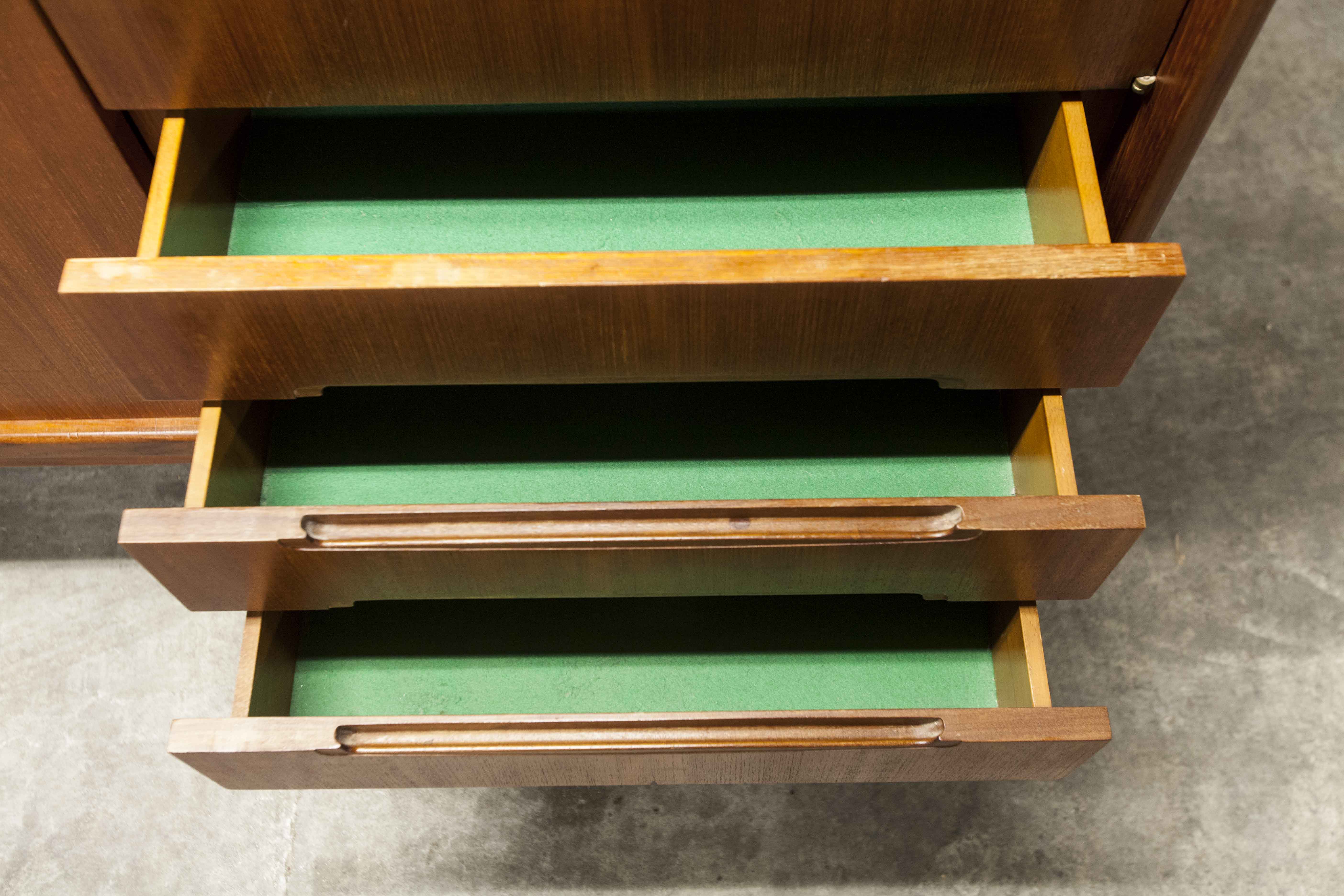 Scandinavian wardrobe 1960 Simat teak