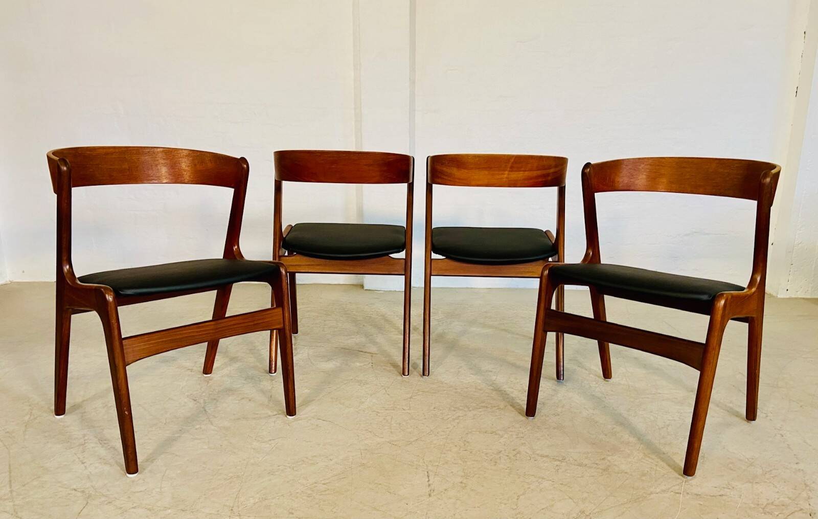 Chaises à manger vintage danoises par Kai Kristiansen pour Schou Andersens MøbelFabrik