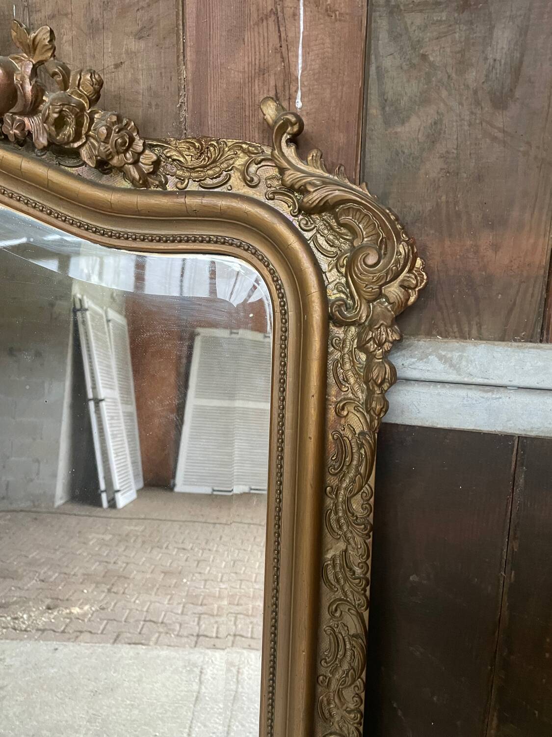 Large Louis XV style mirror