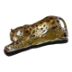 Vintage decorative ceramic sculpture representing a leopard.
