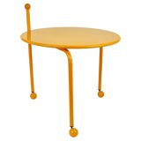 Post-modern side or coffee table by Tord Bjorklund, Memphis style, Sweden, 1980s.