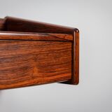 Rosewood wall console with two drawers