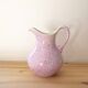 Carafe rose moucheté Gien