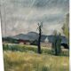 Landscape painting by rené chancrin (1911-1981)