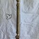 Rococo / Louis XVI brass tripod floor lamp, gilded
