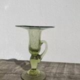 Bougeoir en verre biot