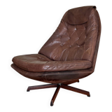 Vintage Danish Reclining Lounge Chair By Madsen & Schübel, 1970S