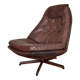 Fauteuil lounge inclinable vintage danois par Madsen & Schübel, 1970