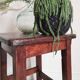 Tabouret de ferme en bois ancien