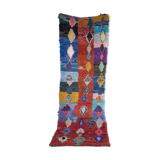 Carpet Moroccan Boucherouite 240 cm x 90 cm