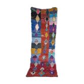 Tapis marocain Boucherouite 240 cm x 90 cm