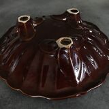 Fruit cup ceramic centerpiece decorated with bunch of grapes, numbered