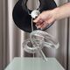 1970s Lucite Knot Table Lamp Attributed to Elaine Bscheider for Dorothy Tho