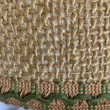 Stoneware lamp - rope lampshade