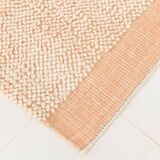 8x10 Pale Orange Beige Handmade Vintage Oushak Rug