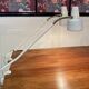 Paire de grandes lampes industrielles modulables 1950.