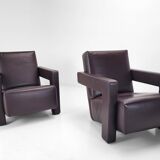 Set of 2 Cassina Utrecht Armchairs – Gerrit Rietveld (1935)