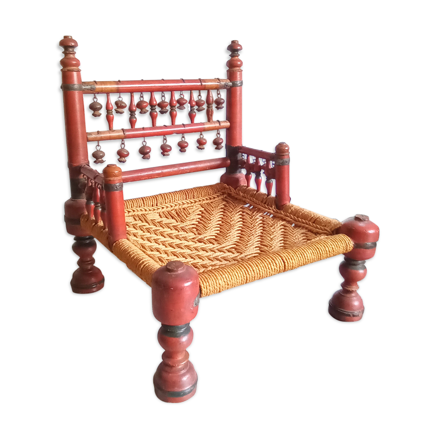 Traditional Indian low chair