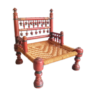 Traditional Indian low chair