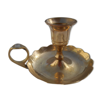 Small brass candlestick
