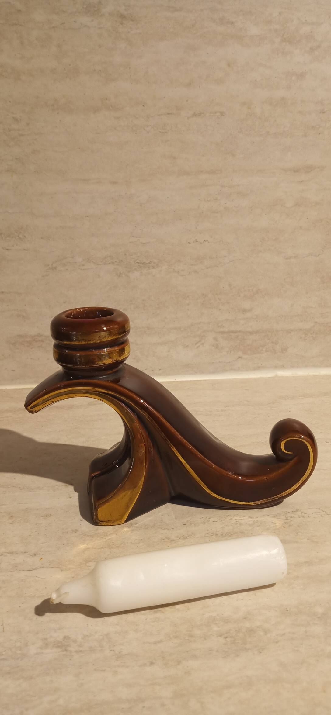 Art Deco candle holder