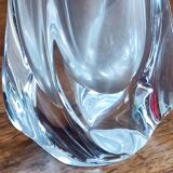 Old small crystal soliflore vase Daum France