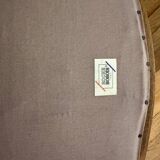 Pair of Roche Bobois cabriolet armchairs with "Queen's back"