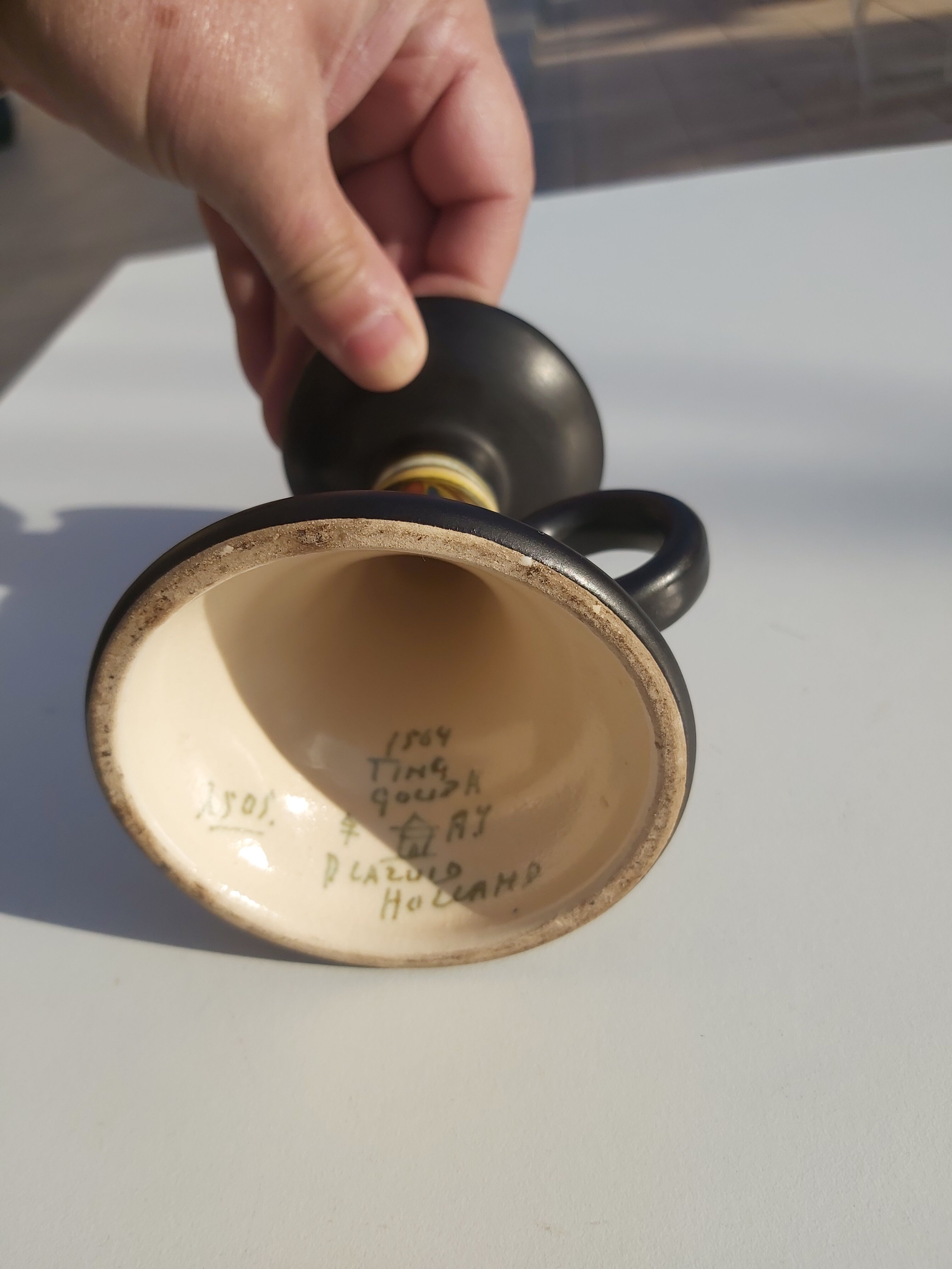 Gouda Holland Earthenware Candle holder