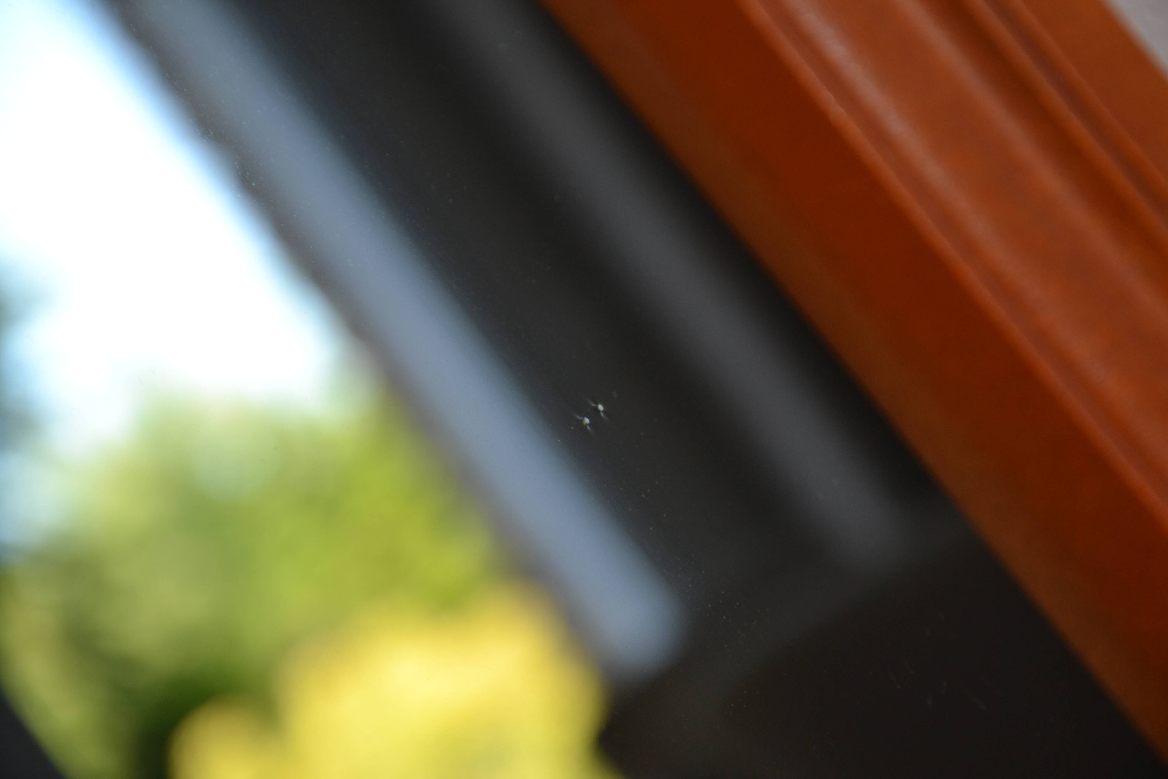 Vintage organic wavy cast resin mirror