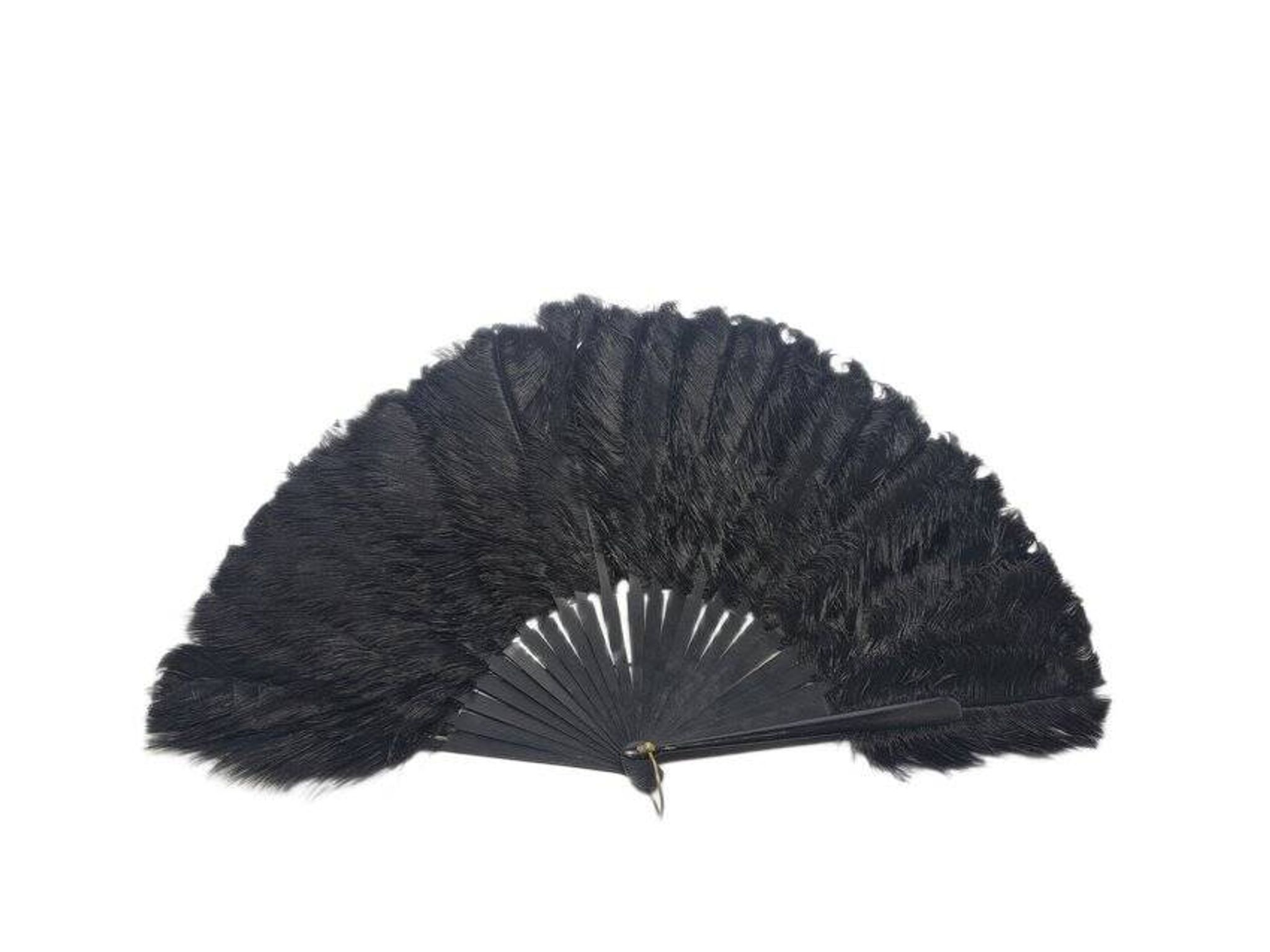 Art Deco Polish Austria feather fan, 1920s