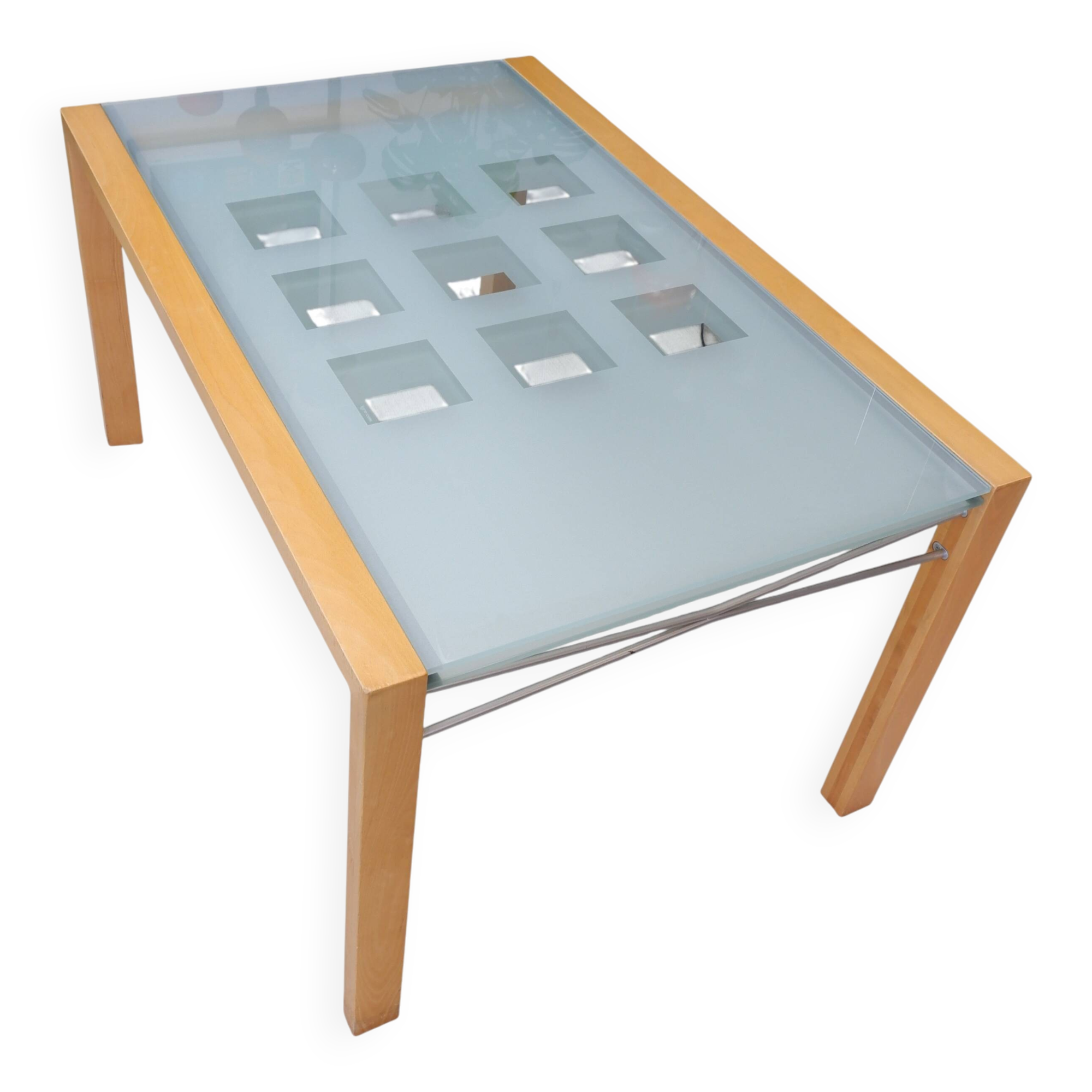 Ligne Roset extendable dining table, 1980s