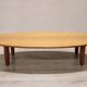Large Oval Coffee Table by Cassina, 1980