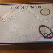 Old white bed linen and lace of the brand Cote d'Amour, 100% cotton