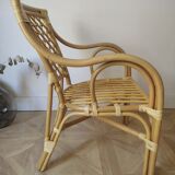 Rattan armchair
