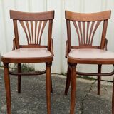 Pair of old bistro chairs