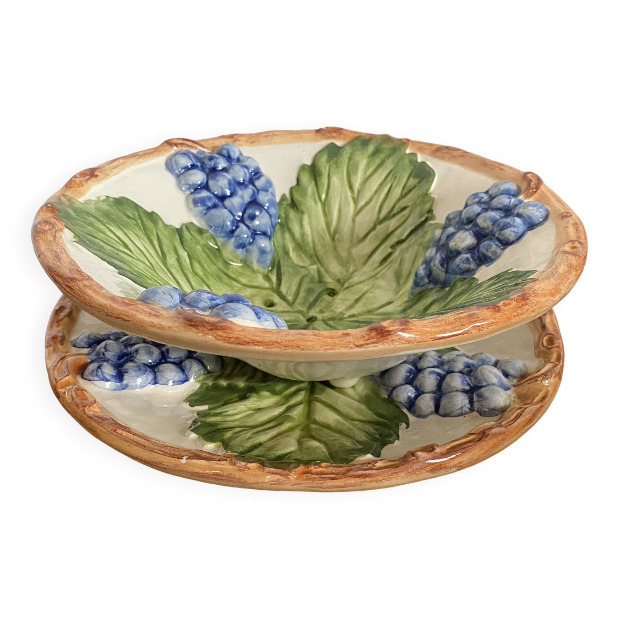 Beautiful vine pattern slip strainer