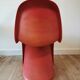 Pair of red chairs Verner Panton edition Vitra
