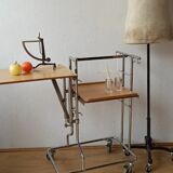 Folding table trolley on wheels 70s.