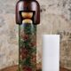 Leaf kokeshi, by Usaburo, Japan, 1970s