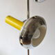 OMI lamppost in brushed aluminium and chrome dating back to the 1970s
