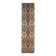 Vintage Turkish Handmade Wool Cotton Brown Kilim Runner 103x424