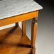 Empire style trumeau with marble top