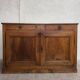 Rustic walnut sideboard