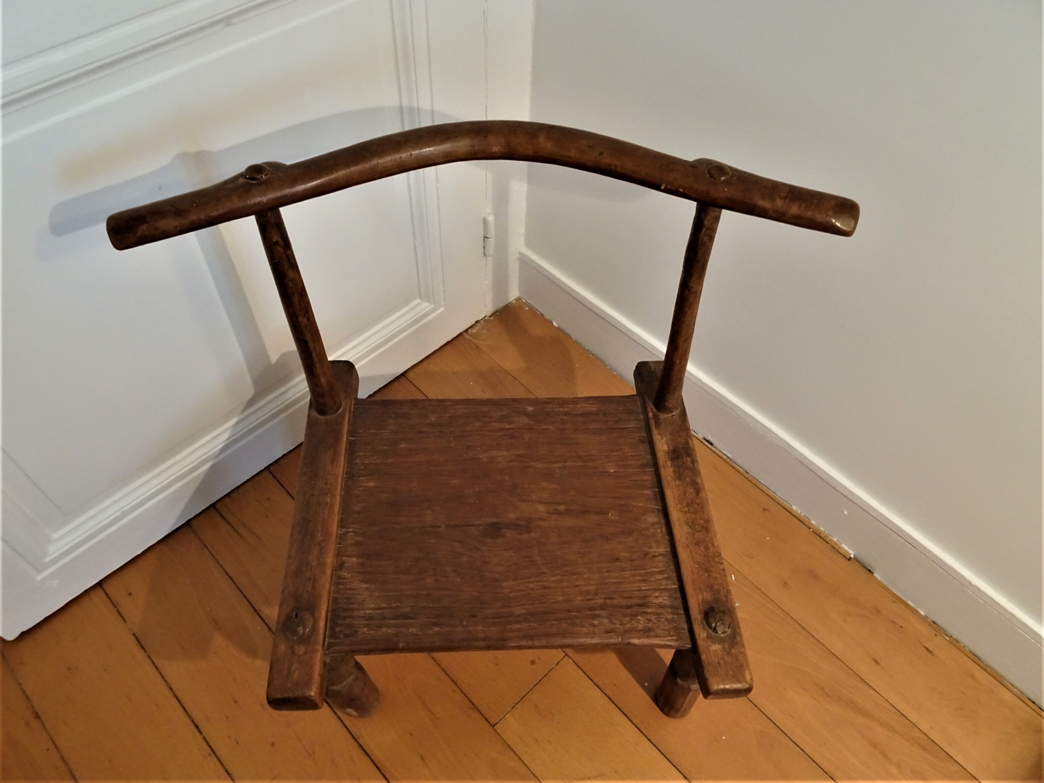 Old African low chair
