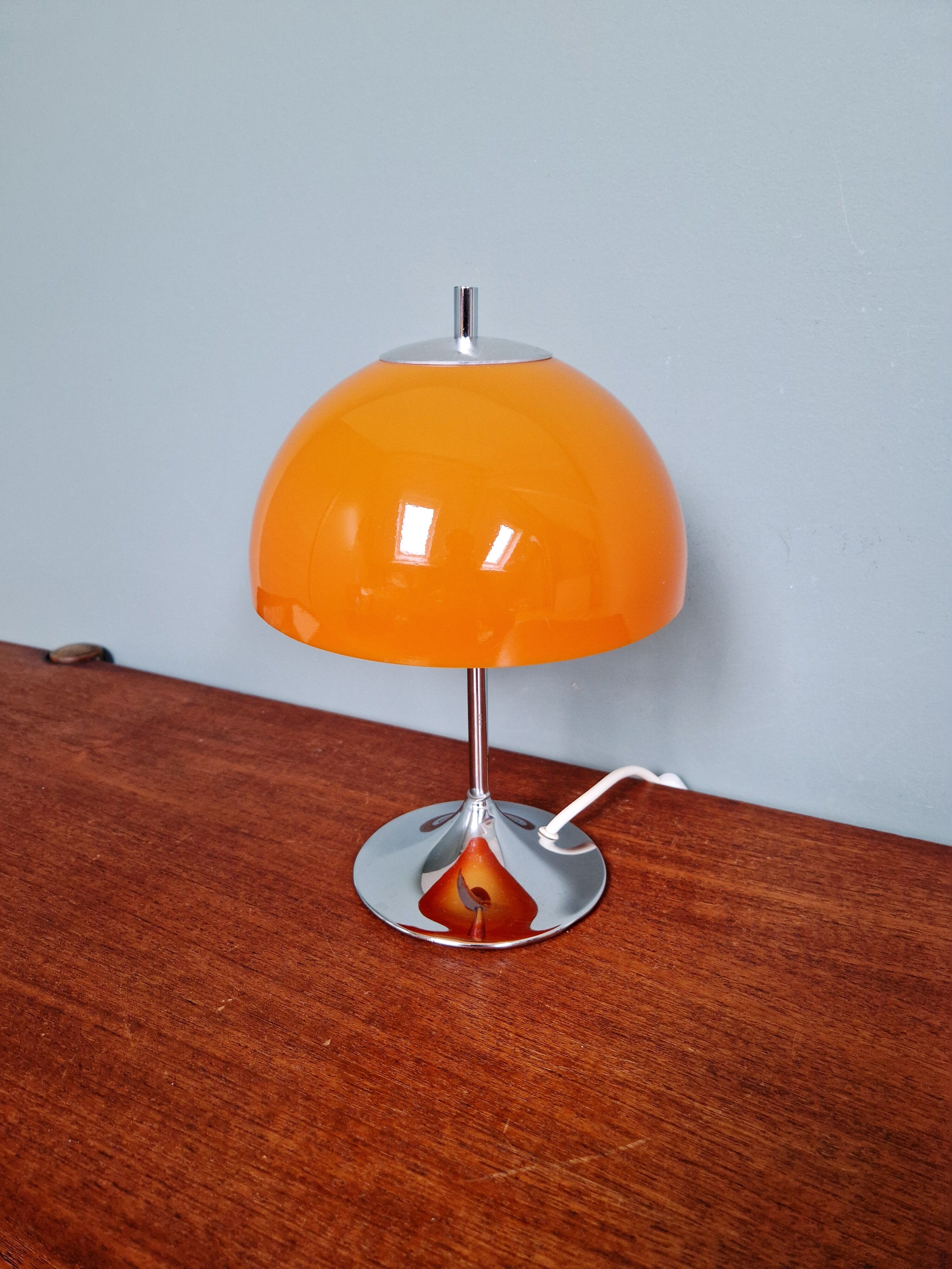 Lampe champignon Space Age, design Frank Bentler, Wila, 1970's