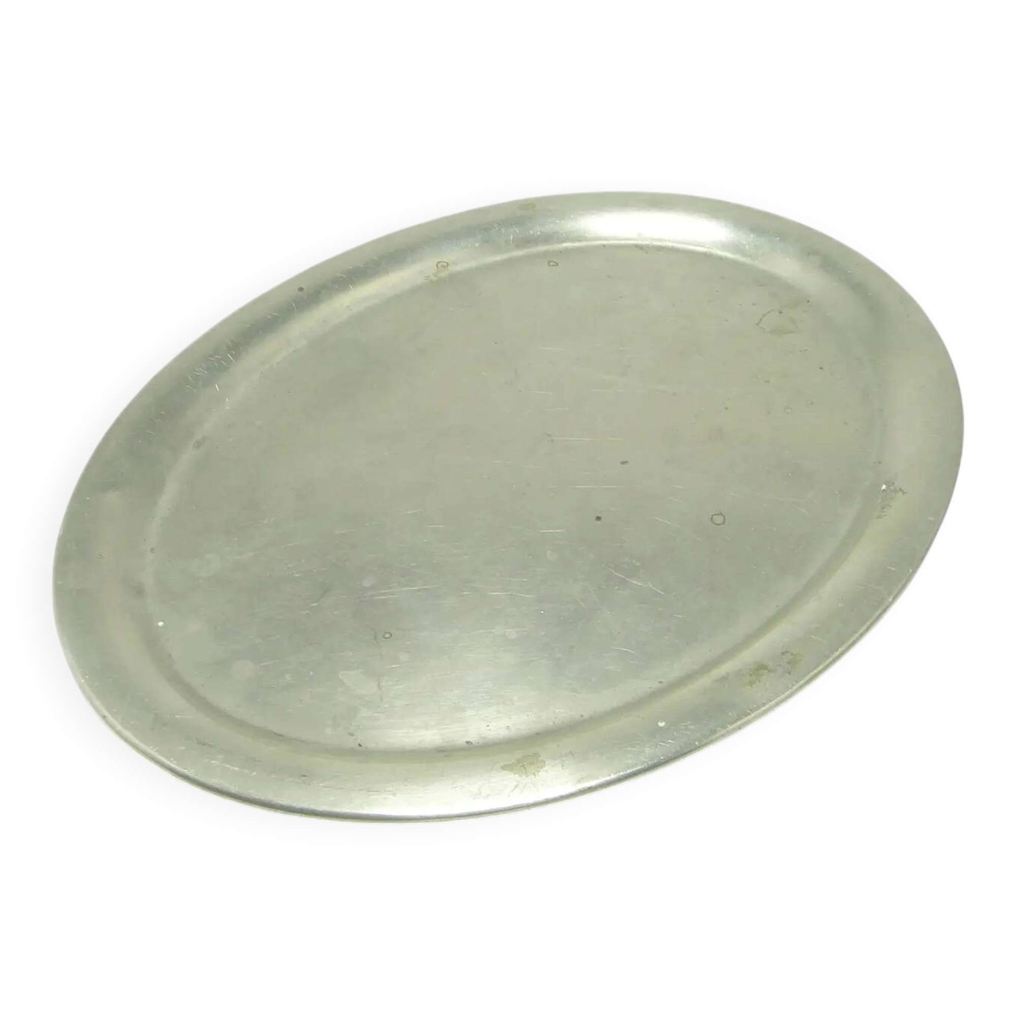 Restaurant tray, minimalism, silver-plated alpaca, Poland, 1920s.