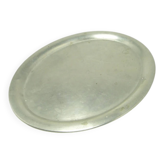Restaurant tray, minimalism, silver-plated alpaca, Poland, 1920s.