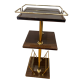 Fifth wheel, formica magazine holder and gilded metal