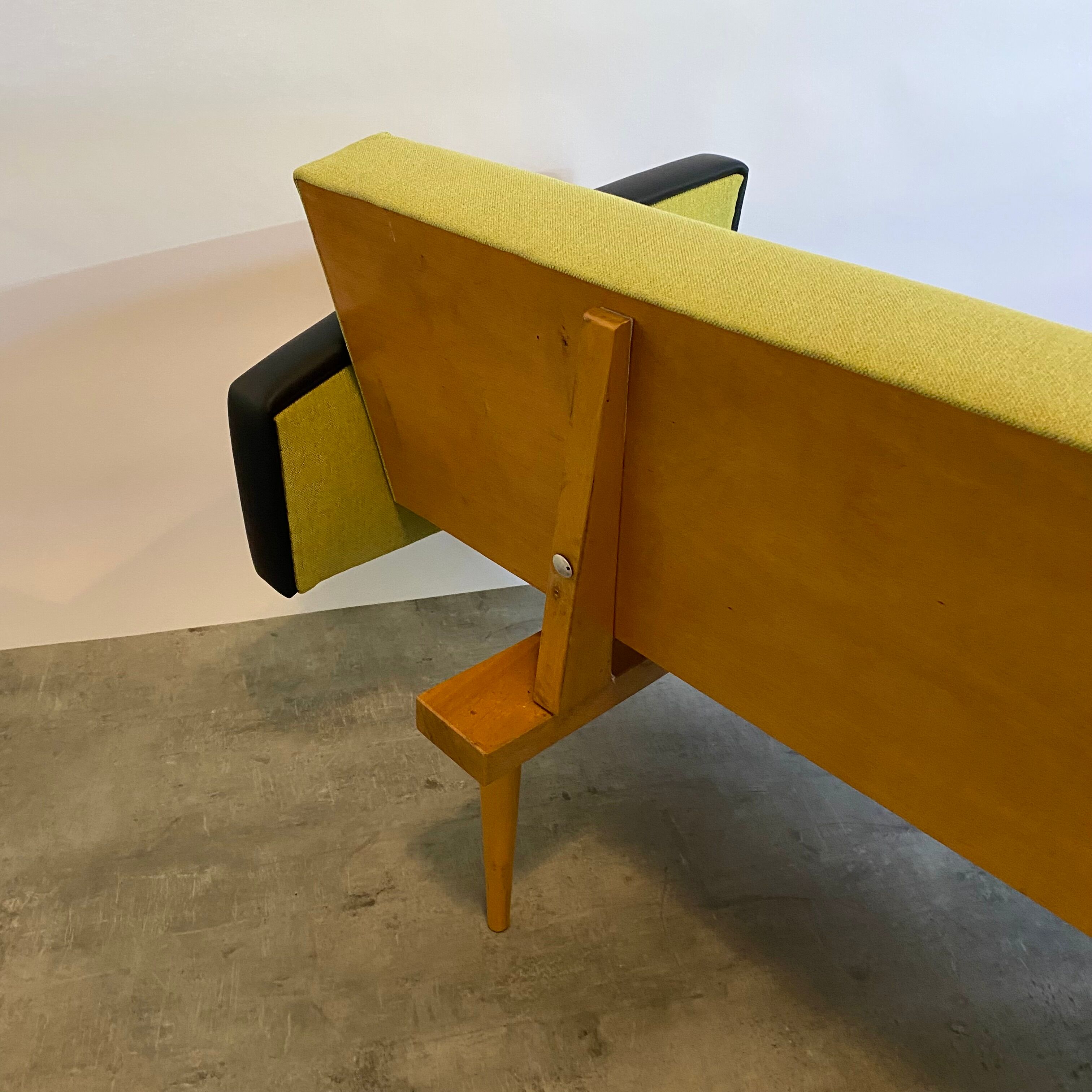 Vintage set Space Age sofa and two chairs for Drevopodnik Brno