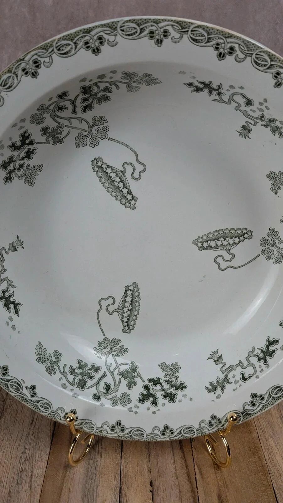 Antique shallow dish Saint-Amand – Ironstone – Modern Style model